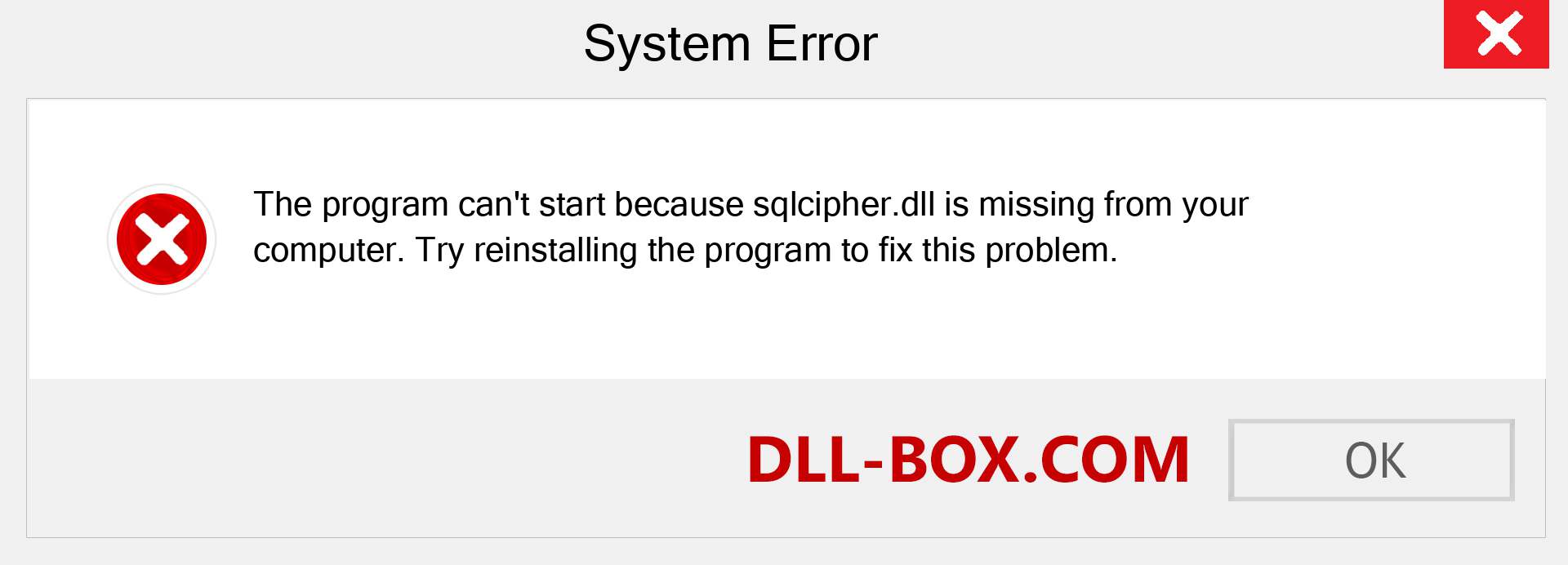  sqlcipher.dll file is missing?. Download for Windows 7, 8, 10 - Fix  sqlcipher dll Missing Error on Windows, photos, images